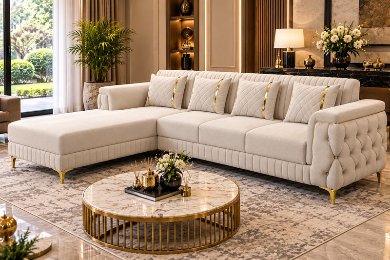 Aurelia 6-Seater L-Shape Sofa