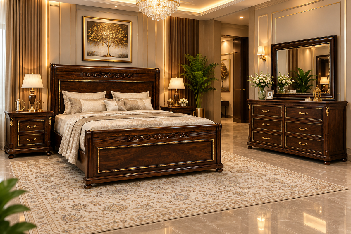 Heritage Sheesham Bedroom Set by Furniture World